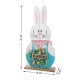 Glitzhome 30"H Easter Wooden Bunny Porch Decor