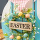 Glitzhome 30"H Easter Wooden Bunny Porch Decor