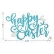 Glitzhome 18"L Easter Metal "Happy Easter" Door Hanger