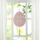 Glitzhome Set of Two 17"H Easter Wooden Eggs Door Hanger