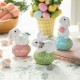 Glitzhome 4.5"H Set of Three Easter Resin Bunny Table Decor