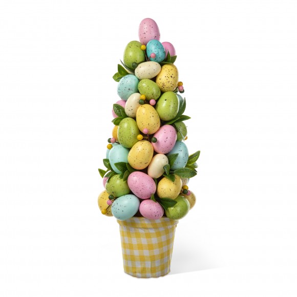 Glitzhome 16"H Easter Egg Table Tree Décor