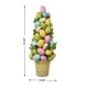 Glitzhome 16"H Easter Egg Table Tree Décor