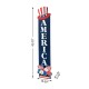 Glitzhome 42"H Patriotic Americana Wooden AMERICA Porch Decor