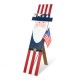 Glitzhome 36"H Patriotic Americana Wooden Uncle Sam Porch Decor