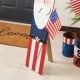 Glitzhome 36"H Patriotic Americana Wooden Uncle Sam Porch Decor