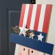 Glitzhome 36"H Patriotic Americana Wooden Uncle Sam Porch Decor