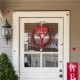 Glitzhome 14'"H  Valentine's Wooden Key-shaped Door Hanger