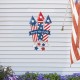 Glitzhome 30"H Patriotic Americana Firecracker Yard Stake or Wall Décor (KD, Two Function)
