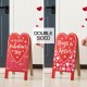 Glitzhome 24"H Valentine's Double Side Wooden Easel Porch Decor(KD)