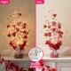 Glitzhome 21"H Lighted Valentine's Heart Table Tree