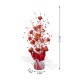 Glitzhome 21"H Lighted Valentine's Heart Table Tree