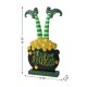 Glitzhome 24''H Wooden St. Patrick's Leprechaun Pot of Gold Porch Decor