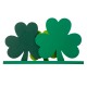 Glitzhome 16"L St.Patrick's Wooden Shamrocks Table decor