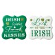 Glitzhome Set of 2 St.Patrick's Wooden Table Decor