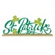 Glitzhome 16"L St.Patrick's Metal Table decor