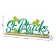 Glitzhome 16"L St.Patrick's Metal Table decor