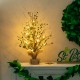Glitzhome 21"H Lighted St.Patrick's Gold Coin Table Tree