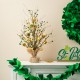 Glitzhome 21"H Lighted St.Patrick's Gold Coin Table Tree