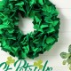 Glitzhome 19.25"D St.Patrick's Felt Wreath