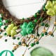 Glitzhome 20"D St.Patrick's Shamrock Berry Wreath