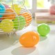 Glitzhome 90PK 2.25"H Easter Plastic Fillable Eggs in 6 Colors, 15 of Each