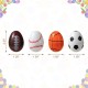 Glitzhome 48PK 2.25"H Easter Plastic Fillable Sports Eggs, 12 of Each (Basketball, Football, Baseball, Soccer)