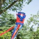 Glitzhome 60.25"H Patriotic Americana Eagle Windsocks