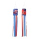 Glitzhome 44"H Set of 2 Patriotic Americana Hat/Firecracker Windsocks