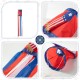 Glitzhome 44"H Set of 2 Patriotic Americana Hat/Firecracker Windsocks