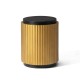 Glitzhome Modern Antique Gold MGO Fluted Side Table or Accent Stool