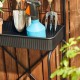 Glitzhome 68"H 3-Tiered Black Metal Shelf Planter Stands or Storage Rack