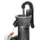 Glitzhome 23.50"H Cute Duck Family Playing Around the Water Pump Polyresin Outdoor Fountain with Pump and LED Light (KD)