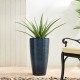 Glitzhome 22.5"H Oversized Set of 2 Turquoise Eco-Friendly Resin and Stone Faux Ceramic Textured Tall Planter