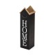 Glitzhome 30"H Solid Wood Black House with 3D Roof Boxed "HOME" Porch Sign