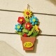 Glitzhome 22"H Wooden Blooming Flowers Wall Decor