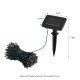 Glitzhome 72 ft. Solar String Light with 200 LED Lights (KD)