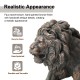 Glitzhome 24.5"L MGO Bronze Walking Lion Garden Statue