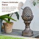 Glitzhome 22.5"H MGO Bronze Artichoke Garden Statue