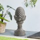 Glitzhome 22.5"H MGO Artichoke Garden Statue