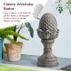 Glitzhome 22.5"H MGO Artichoke Garden Statue