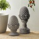 Glitzhome 22.5"H MGO Artichoke Garden Statue