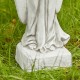 Glitzhome 20.5"H MGO Standing Archangel Garden Statue