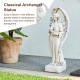 Glitzhome 20.5"H MGO Standing Archangel Garden Statue