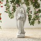 Glitzhome 20.5"H MGO Standing Archangel Garden Statue
