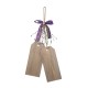 Glitzhome 25.5"H Happy Mardi Gras  Day Wooden Bookmark Door Hanger