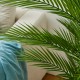 Glitzhome 5ft. Faux Palm Tree in Pot