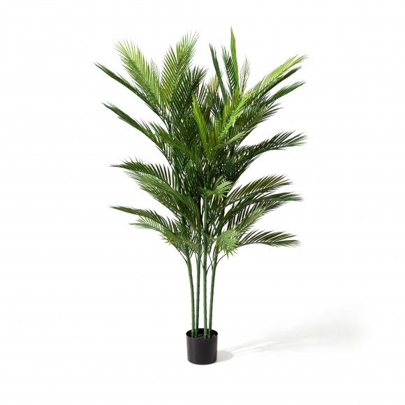 Glitzhome 5ft. Faux Palm Tree in Pot