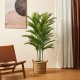 Glitzhome 5ft. Faux Palm Tree in Pot
