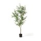 Glitzhome 6ft. Faux Olive Tree in Pot